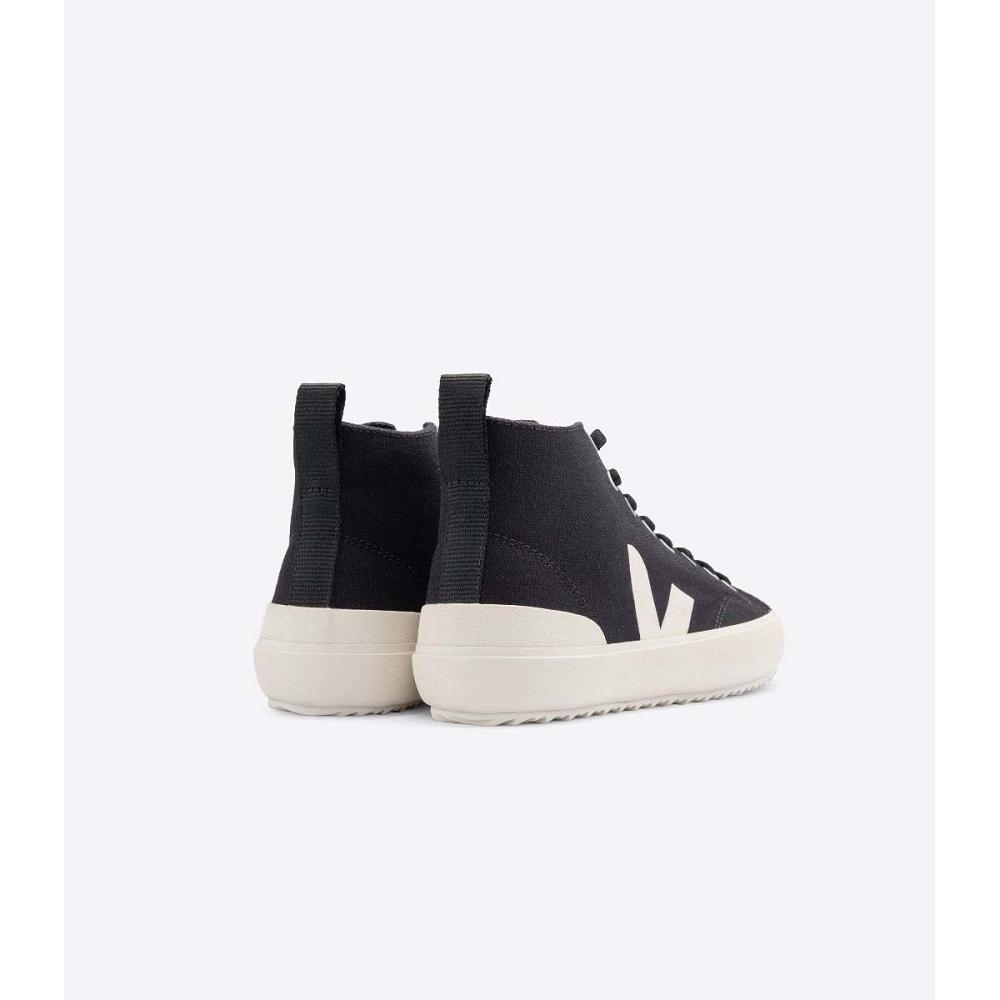 Women's Veja NOVA HT CANVAS High Tops Black | ZA 352NWY